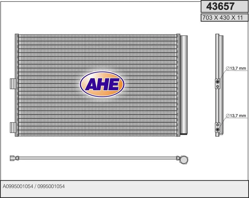 CONDENSEUR MERCEDES-BENZ - CLASSE A (W176) A 45 -2013--2018