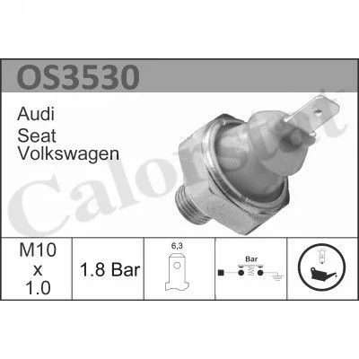 MANO D'HUILE  AUDI - SEAT- VW M10X1.0