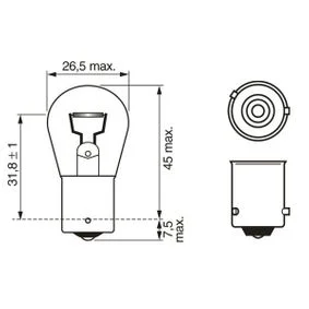 LAMPE PY21W / 21W / 24V  BOITE 10