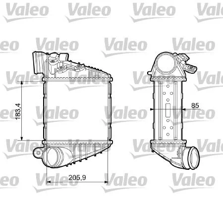 INTERCOOLER ECHANGEUR ,  VW GOLF IV (1J) -AUDI A3-OCTAVIA 1.9 TDI