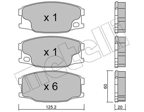 PLAQ MITSUBISHI CANTER 35/55  ---09/2001