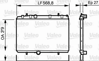 RAD (569X379X27) PGT PARTNER TEPEE-CIT BERLINGO-C4-PGT 308  1.6 HDI