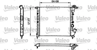 RADIATEUR 430X378X32 , R19 I / R19 II ESSENCE