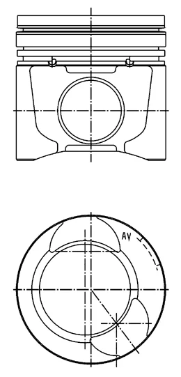 Piston KOLBENSCHMIDT