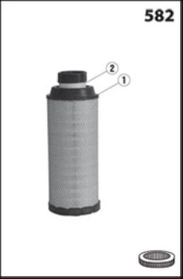 KIT FILTRE AIR  RVI PREMIUM 410 DXI / R357 Ext= R457 / R457 Inf= R357