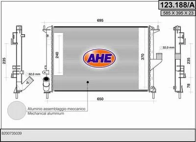 Radiateur de refroidissement AHE