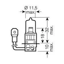 LAMPE 12V 100W PK22S rempl par  62201SBP
