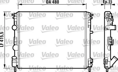 RADIAT (L.414,H.480,EP.34) DACIA LOGAN,CLIO II KANGO 1.5 DCI232721