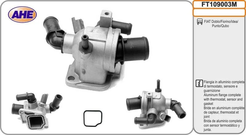 BOITIER DE THERMOSTAT FIAT 500 -OPEL AGILA B/ASTRA H 1.3 CDTI 2005-10