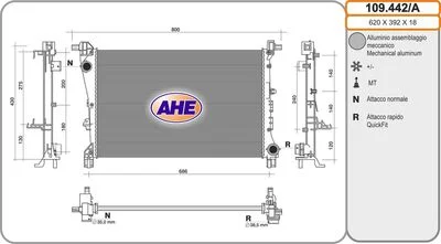 Radiateur de refroidissement AHE