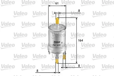Filtre à carburant VALEO