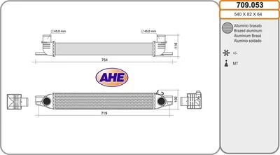 INTERCOOLER CITROEN NEMO-PEUGEOT BIPPER 1.4 HDi -2008--