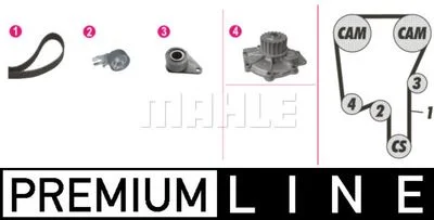 KIT DIS AVEC P/E 142/23 FORD KUGA I- MONDEO IV- VOLVO 2.5 ESS