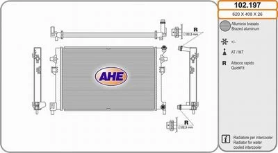 Radiateur de refroidissement AHE