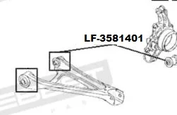 SILENTBOLC TRIANGLE AV VW TOUAREG-AUDI Q7 3.0 TDI -2007-2015