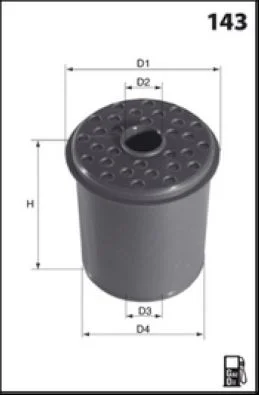 Filtre à carburant MISFAT
