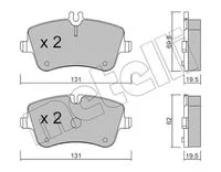 PLAQ AV MERCEDES BENZ CLASS 270CDI 220CD=22-0342-0 =PL23144