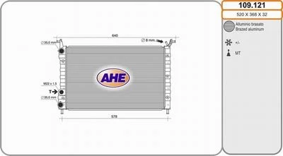 Radiateur de refroidissement AHE