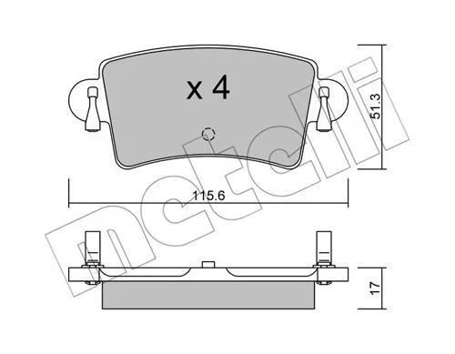 PJX04307PLAQ AR NISSAN INTERSTAR-OPEL MOVANO-RNT MASTER II Bus 2.5dCi