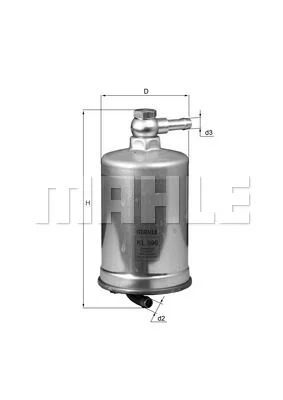 Filtre à carburant MAHLE