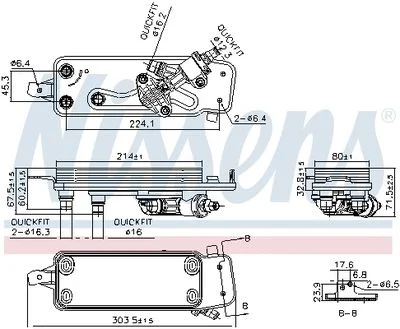 RAD A HUILE BMW (F10) 535 i -2010---2016