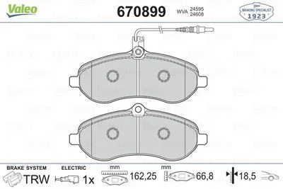 PLAQUETTE.F AV PEGT EXPERT,FIAT SENDO,2.0 D