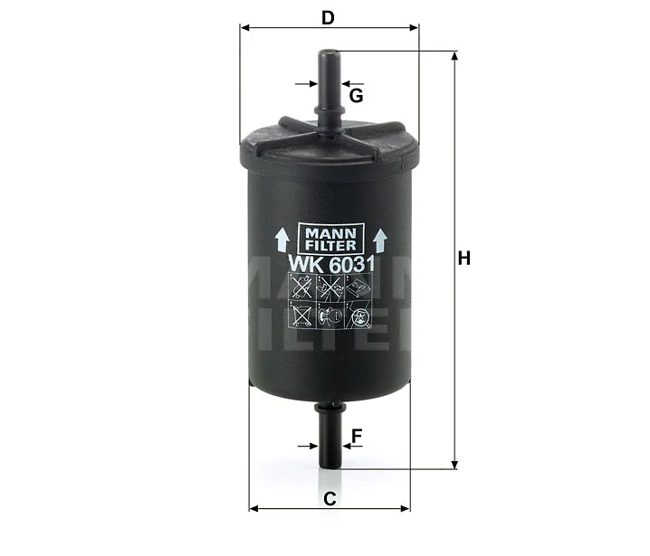 FILTRE A ESC C.BERLINGO1.1-LOGAN 1.6-P106-CLIO 1.8=E710=KL248=KL416/1