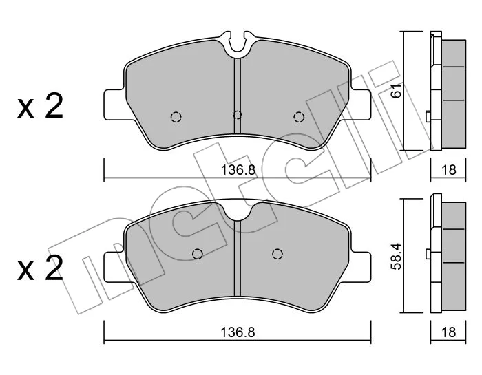 PJX03405 PLAQ FR. AR FORD TRANSIT CUSTOM=FVR4398=22-0991-0