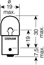 LAMPE 12V 10W BA15S ECONOMIQUE