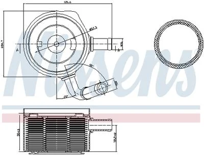 Radiateur d'huile NISSENS