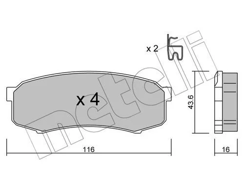 J.PLAQ AR MITS.PAJERO-TOYOTA LANDCRUISER =FDB1021=GDB3464=670777