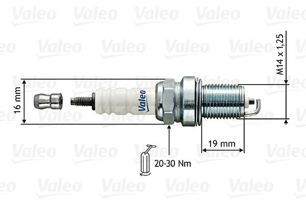 BOUGI D'ALLUM AUDI A4/A6-FIAT PALIO-HONDA CIVIC(EK)-MERC CL A 10/SACH