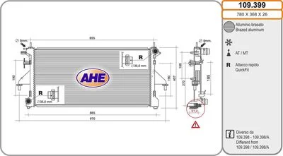 RAD EAU CIT JUMPER - PGT BOXER - FIAT DUCATO 2006---2011 =AHE-109399
