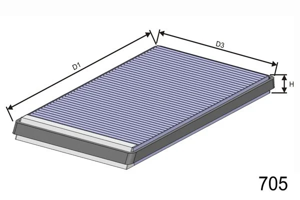 Filtre d'habitacle MISFAT