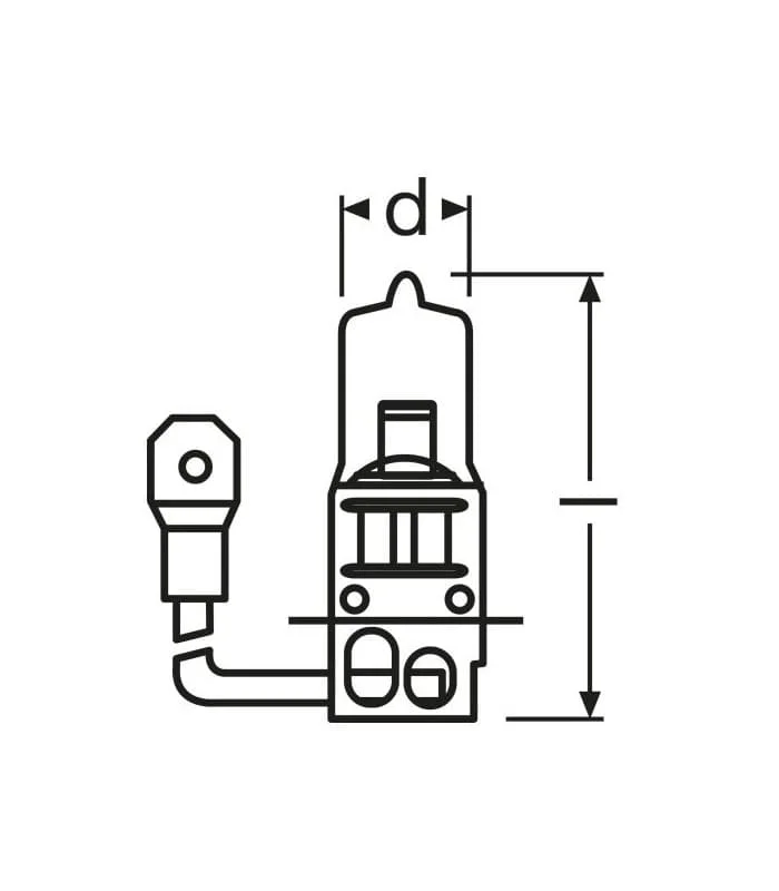 LAMPE 24V 70W  PK22S ECONOMIQUE