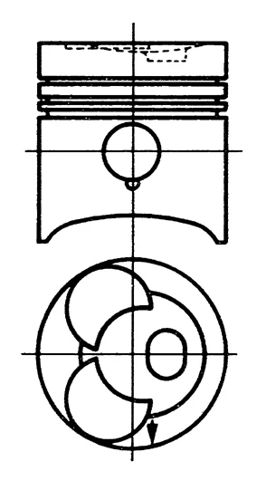 Piston KOLBENSCHMIDT