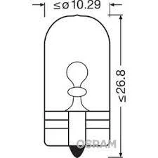 LAMPE VEILLEUSE 12V 5W  ROUGE