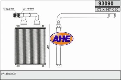 RADIATEUR DE CHAUFFAGE KIA PICANTO -2005-2011