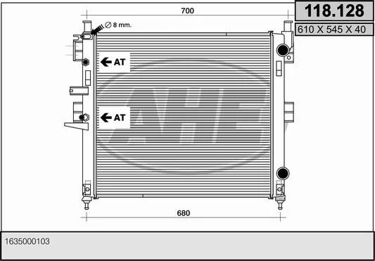 Radiateur de refroidissement AHE