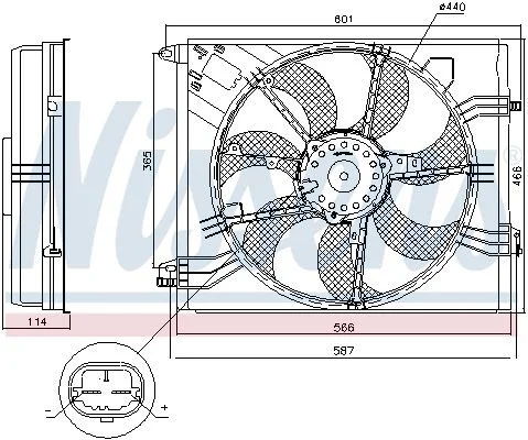 VENTILATEUR RENAULT MEGANE IV 1.6 dCi 2016-- =AHE-323083