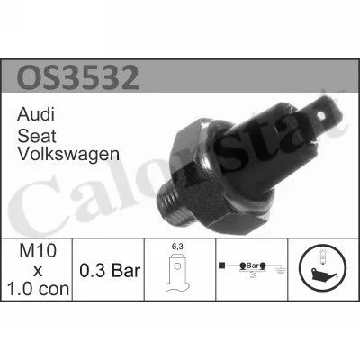 MANO D'HUILE STD VW FIAT MERCEDES M10X1