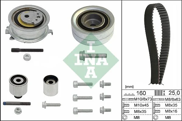KIT.DIS.160D(EP25)AUDI A3/A4/ VW CADDYIII-GOLFVI =CT1139K2=DAY-KTB788