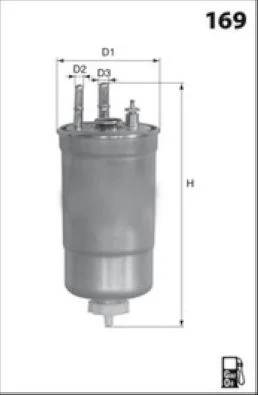 Filtre à carburant MISFAT