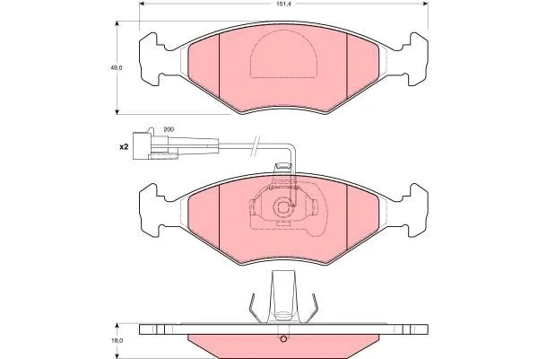 PLAQ AV FIAT SIENA-PALIO =22-0273-0