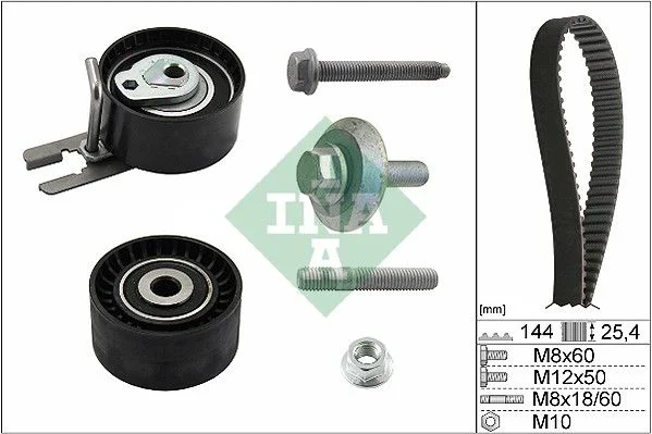 KIT DIS 144D/EP 25.40 FORD.FIESTA-PGT-BIPPEN CIT-NEMO 1.4R=DAY-KTB310