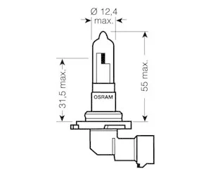 LAMPE 12V 60W P20D