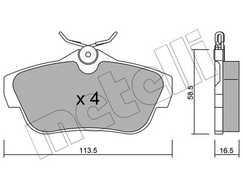 PLAQUETTE.F  AR PEUGEOT EXPERT FIAT SENDO , 2.0 D