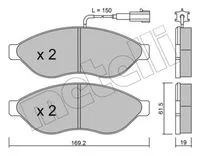 PLAQ AV FIAT DUCATO CITR JUMPER - PEUG BOXER=22-708-1 =PL24468