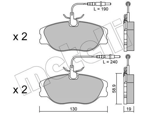 PLAQ AV CITROEN JUMPER P806=GDB1148