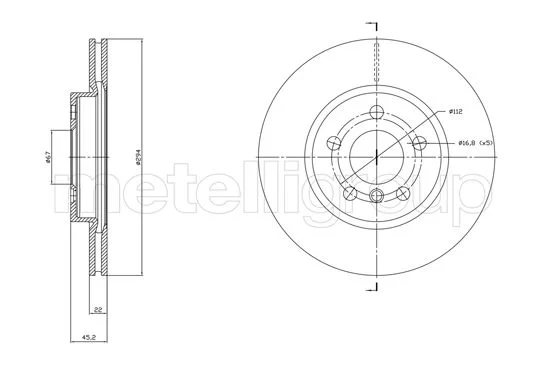 DISQ.F AV (D.294x45,2x5t) MINI Cooper S-BMW (F45)218 d -2013--DDF2613